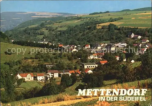 Mettendorf Eifel Panorama Kat. Mettendorf