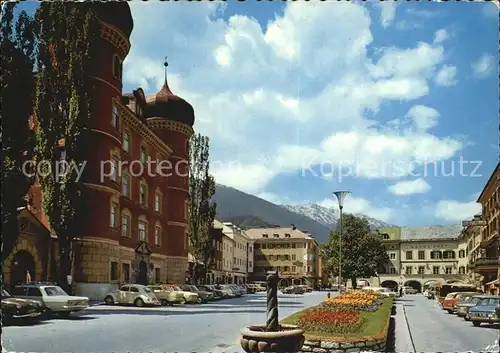 Lienz Tirol Hauptplatz mit Liebburg Kat. Lienz