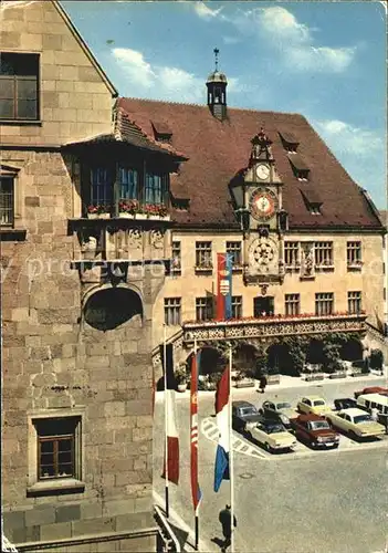 Heilbronn Neckar Rathaus und Kaethchenhaus Kat. Heilbronn