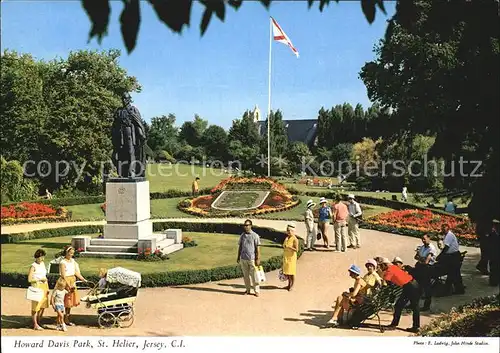 St Helier Jersey Howard Davis Park Denkmal Kat. St Helier