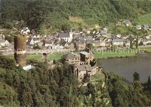 Burgen Mosel Burg Bischofstein Fliegeraufnahme Kat. Burgen