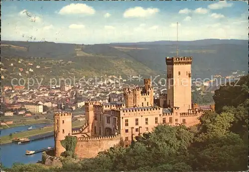 Koblenz Rhein Burg Stolzenfels Kat. Koblenz