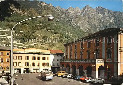 Chiavenna Piazza Bertacchi Kat. Italien