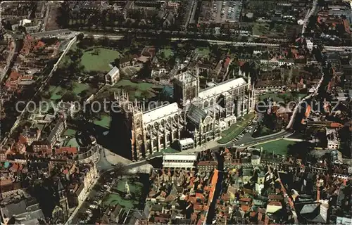 York UK The Minster Fliegeraufnahme Kat. York