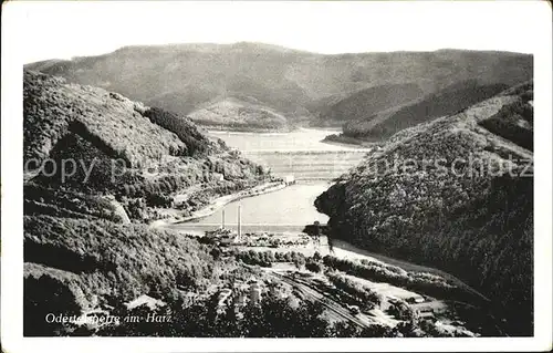 Odertalsperre im Harz Panorama Kat. Bad Lauterberg im Harz