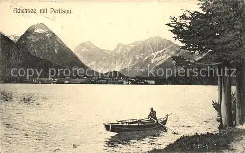 Achensee Seepanorama mit Pertisau Kat. Eben am Achensee