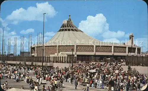 Mexico City The exterior of the New Shrine of Guadalupe Kat. Mexico