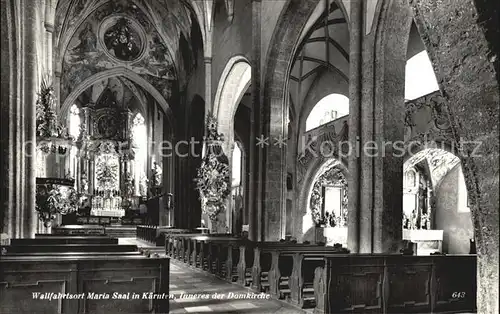 Maria Saal Kaernten Domkirche Inneres Kat. Maria Saal