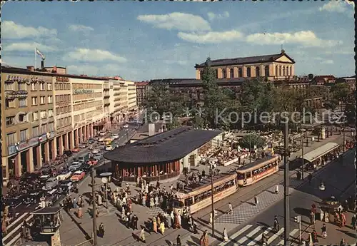 Hannover Cafe am Kroepcke mit Opernhaus Kat. Hannover