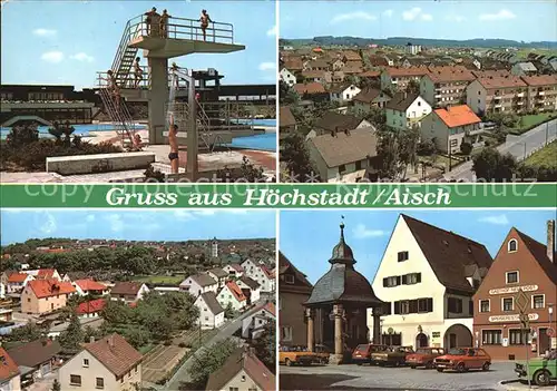 Hoechstadt Aisch Schwimmbad Teilansichten Markt Kat. Hoechstadt a.d.Aisch