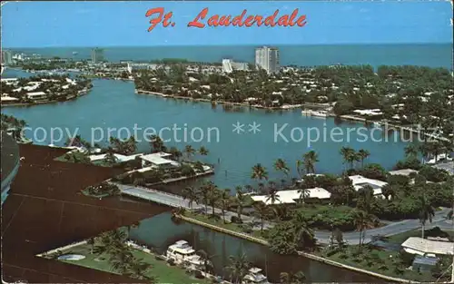 Lauderdale Florida Meer  Kat. United States