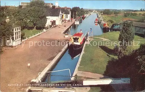 Shropshire West Midlands Autherley Junction Union Canal Kat. United Kingdom