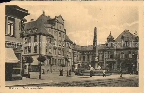 Mainz Rhein Neubrunnenplatz