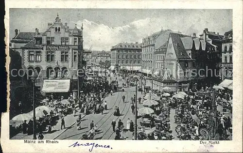 Mainz Rhein Markt