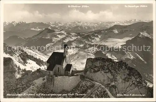 Wendelsteinhaus Wendelstein Kircherl Kaisergebirge Hohe Tauern Kat. Bayrischzell