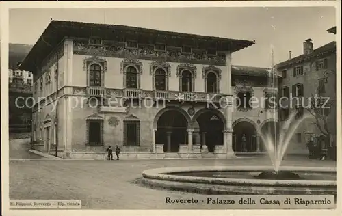 Rovereto Trentino Palazzo Cassa Risparmio Kat. Italien