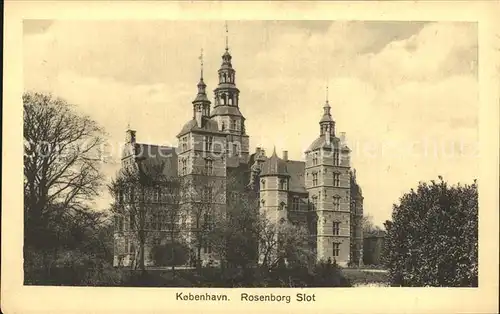 Kobenhavn Rosenborg Slot Kat. Kopenhagen