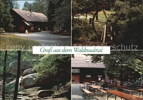 Waldnaabtal Gaststaette Muehlenrad Felsen Kat. Falkenberg