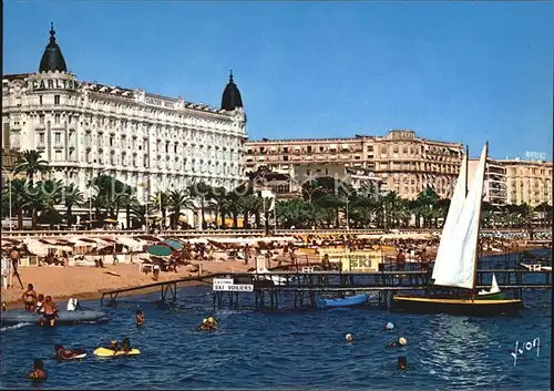 Cannes Alpes Maritimes Strand Cote Azur  Kat. Cannes