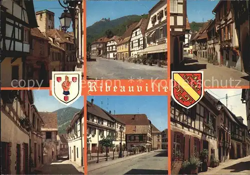 Ribeauville Haut Rhin Elsass Ortsansichten Weinberge Kat. Ribeauville