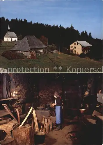 Furtwangen Martinskapelle Maria Hoch Bauernkueche Kat. Furtwangen im Schwarzwald
