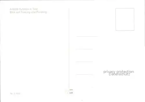 Kufstein Tirol Blick auf Festung und Pending Kat. Kufstein