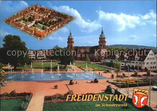 Freudenstadt Schwarzwald Parkanage Schloss Kat. Freudenstadt