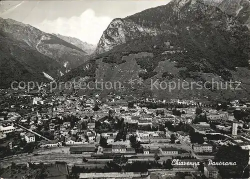 Chiavenna Panorama Kat. Italien