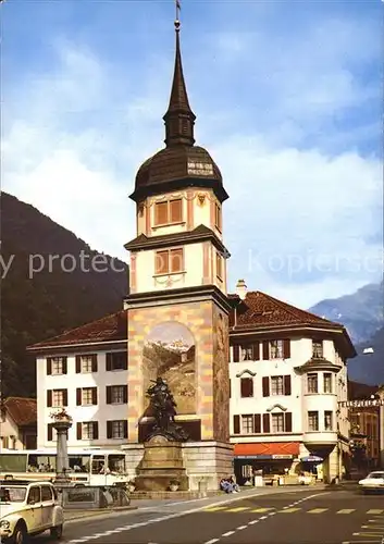 Altdorf UR Wilhelm Tell Denkmal Kat. Altdorf UR