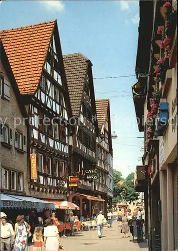 Mosbach Baden Fussgaengerzone Kat. Mosbach