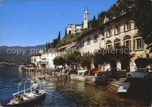 Morcote TI Haeuser direkt am See Lago di Lugano Kat. Morcote