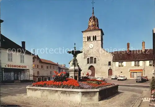 Clairvaux les Lacs Marktplatz Eglise Kat. Clairvaux les Lacs