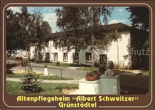 Gruenstaedt Altenpflegeheim Albert Schweizer Kat. Woert