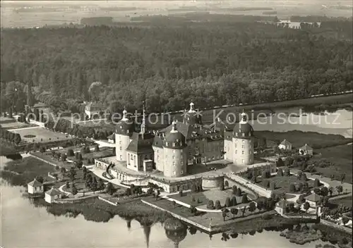 Moritzburg Sachsen Fliegeraufnahme Schloss Kat. Moritzburg Dresden