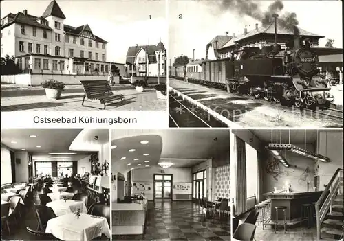 Kuehlungsborn Ostseebad Molli Cafe Vestibuel Erholungsheim Jochen Weigert Kat. Kuehlungsborn