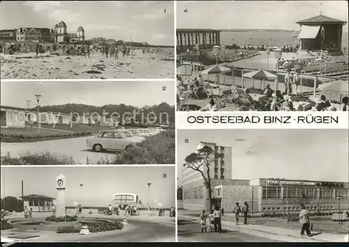 Binz Ruegen Kurhaus Strand Konertpavillon Erholungsheim Arkona  Kat. Binz