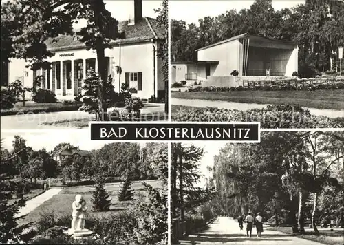 Bad Klosterlausnitz Kurpark Moorbad Hermann Sachse Strasse Kat. Bad Klosterlausnitz