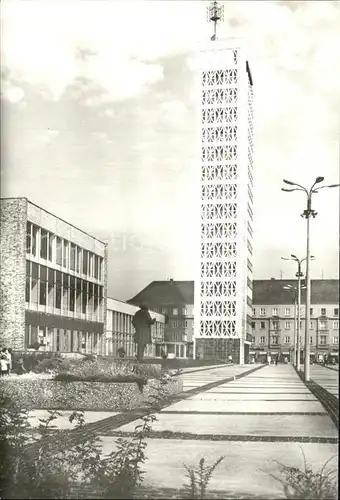 Neubrandenburg Karl Marx Platz Hochhaus Kat. Neubrandenburg