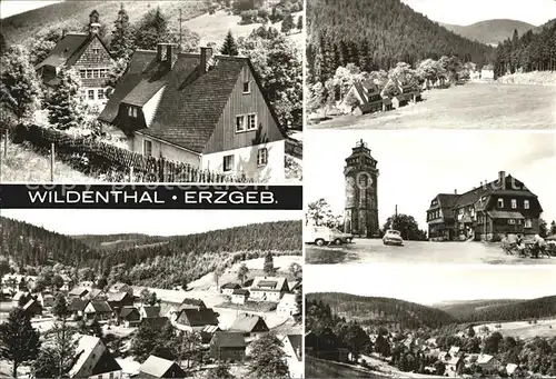 Wildenthal Eibenstock Berghotel mit Aussichtsturm
