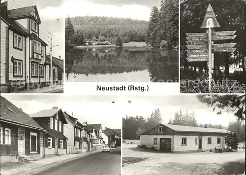 Neustadt Rennsteig Erholungsheim am Kammweg Ochsenbachteichh  Kat. Neustadt Rennsteig