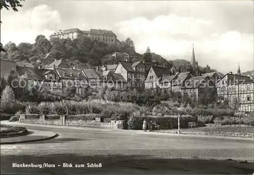 Blankenburg Harz mit Schloss Kat. Blankenburg