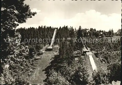 Oberhof Thueringen Sprungschanze Kat. Oberhof Thueringen