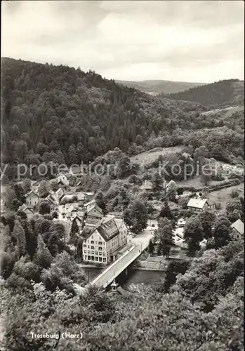 Treseburg Harz Fliegeraufnahme Kat. Treseburg