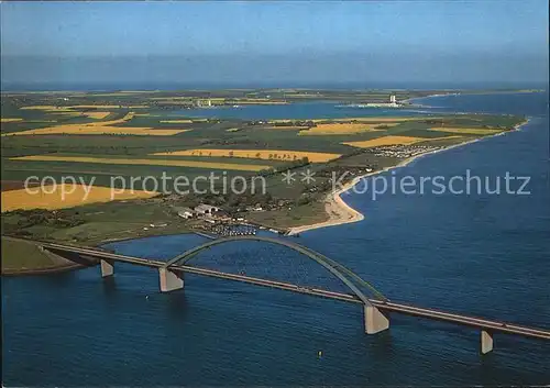 Insel Fehmarn Fliegeraufnahme Fehmarnsund Bruecke Kat. Fehmarn