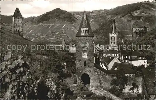 Bacharach Rhein Steeger Tor Tuerme Kat. Bacharach