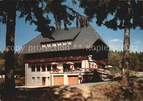 Altglashuetten Gaststaette Seehof Windgfaellweiher Kat. Feldberg (Schwarzwald)