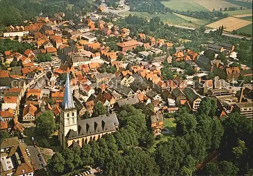 Luedinghausen Altstadt Kirche Fliegeraufnahme Kat. Luedinghausen