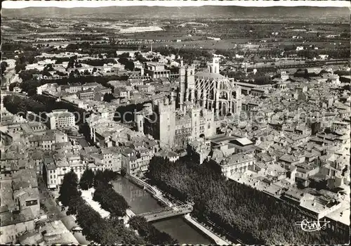 Narbonne Aude Cathedrale vue aerienne Kat. Narbonne