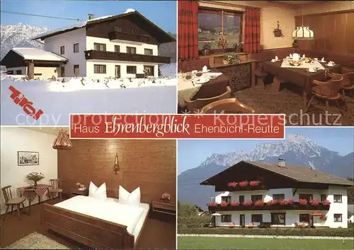 Ehenbichl Haus Ehrenbergblick Alpenblick Kat. Ehenbichl