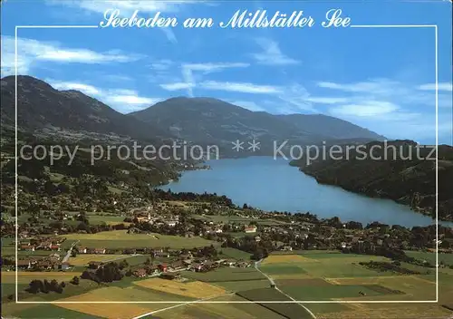 Seeboden Kaernten Alpenseebad Fliegeraufnahme Kat. Seeboden Millstaettersee
